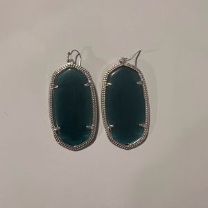 Dark green Kendra Scott earrings